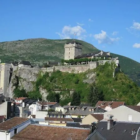Vue Sur Chateau De Lourdes